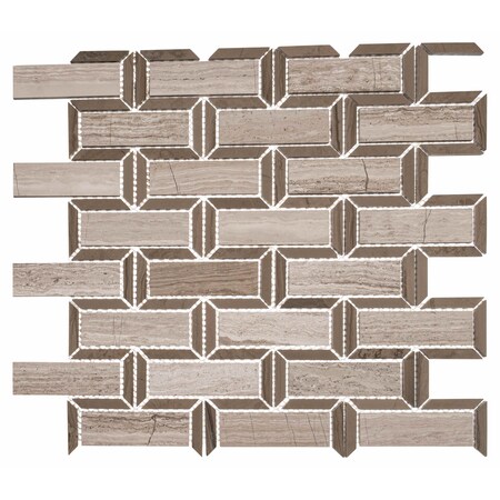 Andova Tiles ANDOVA TILES Turret Natural Stone Mosaic Pattern Wall Tile ANDTUR211
